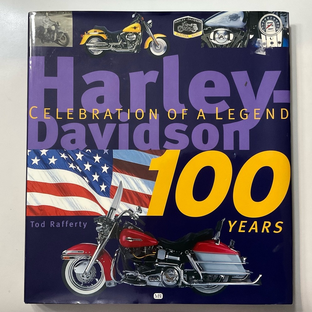 Harley-Davidson 100 Yrs Celebration of a Legend Hardcover Book